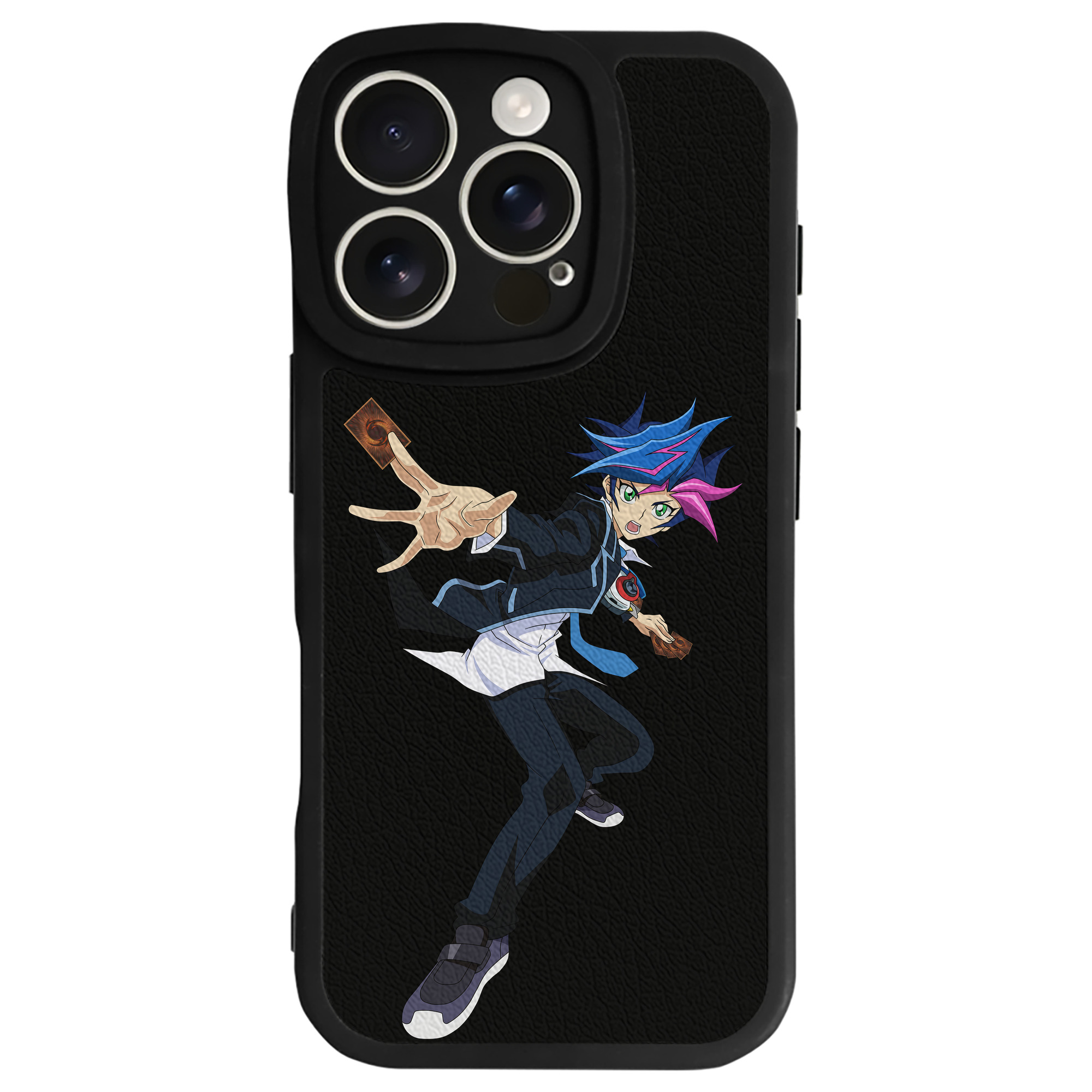 遊☆戯☆王 Yu-Gi-Oh! 【iPhone 16シリーズ対応】シリコンスマホケース（レザー調） 材質：シリコン